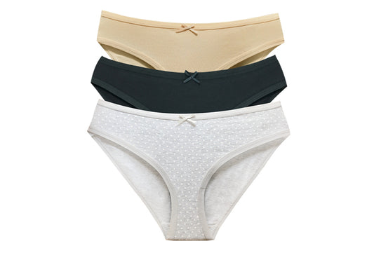 Quần Lót Nữ Cotton Hemi Brief