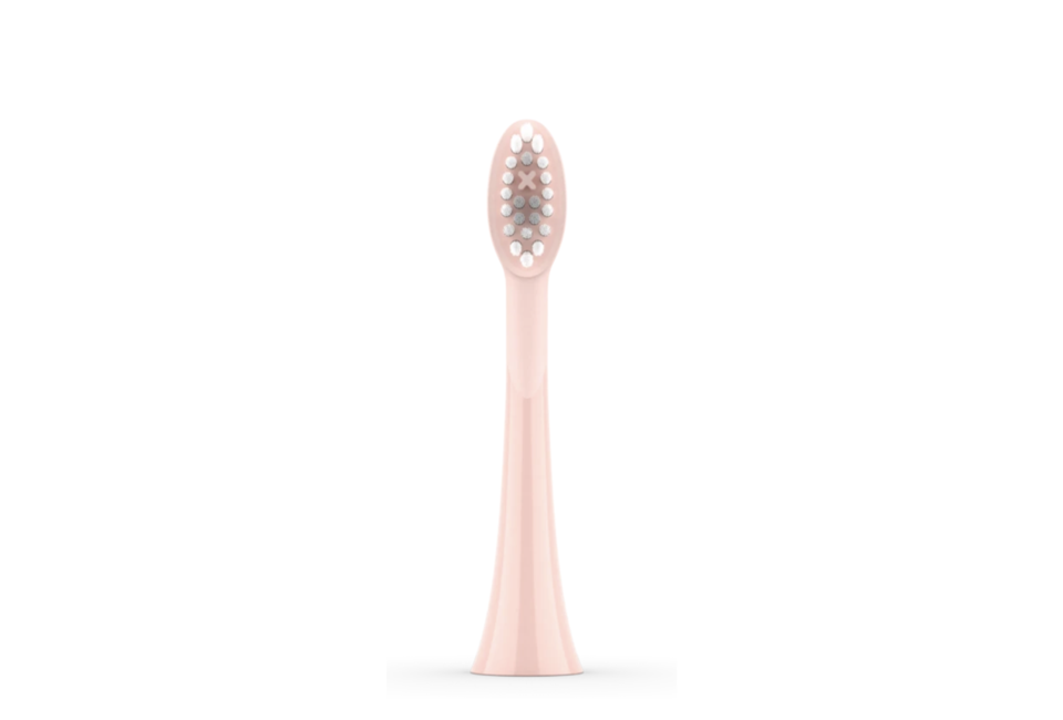 Bộ 2 Đầu Bàn Chải Điện Halio Sonic Whitening Electric Toothbrush Rose