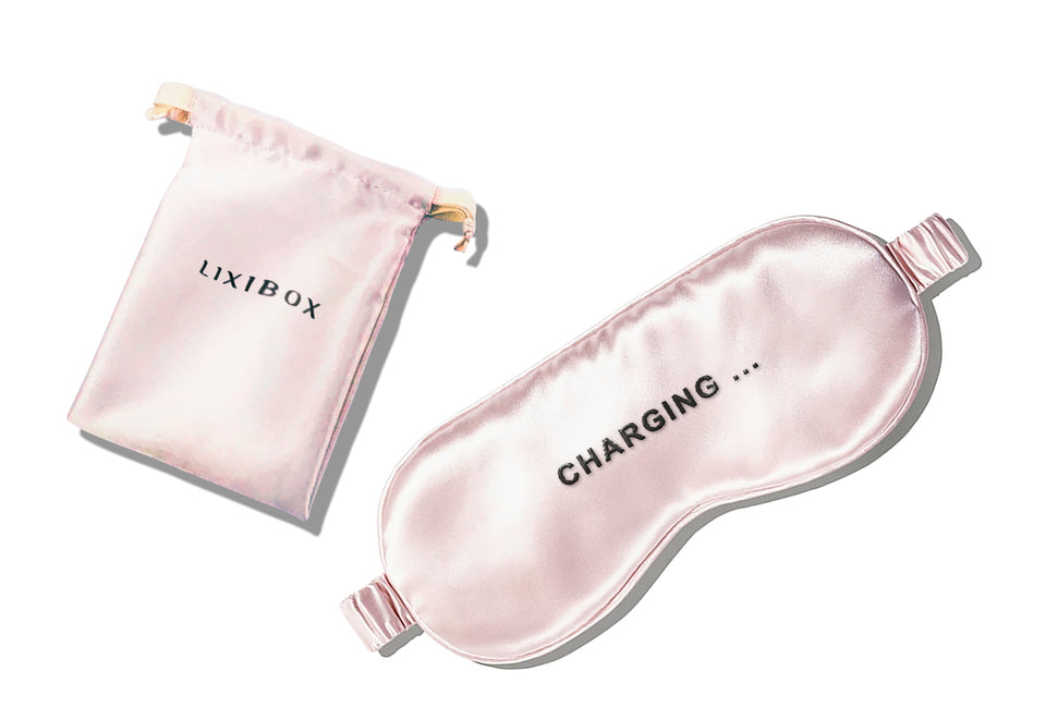 Bịt Mắt Ngủ Bằng Lụa Cao Cấp Lixibox Premium Silk Sleep Mask - Rosy Pink