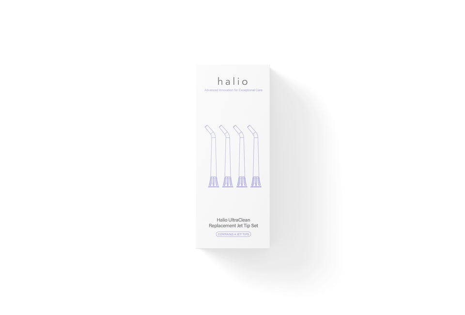 Set 4 Đầu Thay Thế Máy Tăm Nước Cầm Tay Halio UltraClean - Periwinkle