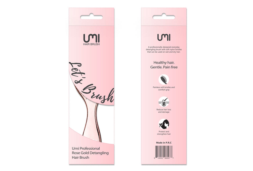 Lược Gỡ Rối Umi Professional Rose Gold Detangling Hair Brush