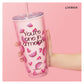 Ly Nhựa Giữ Nhiệt Có Ống Hút Lixibox Watermelon Cold Cup 700ml