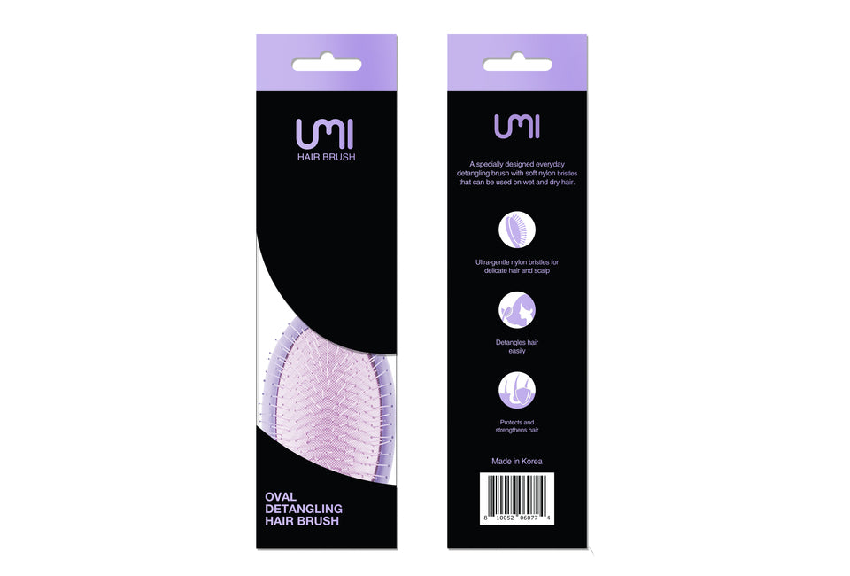 Lược Gỡ Rối Hình Oval Umi Oval Detangling Hair Brush