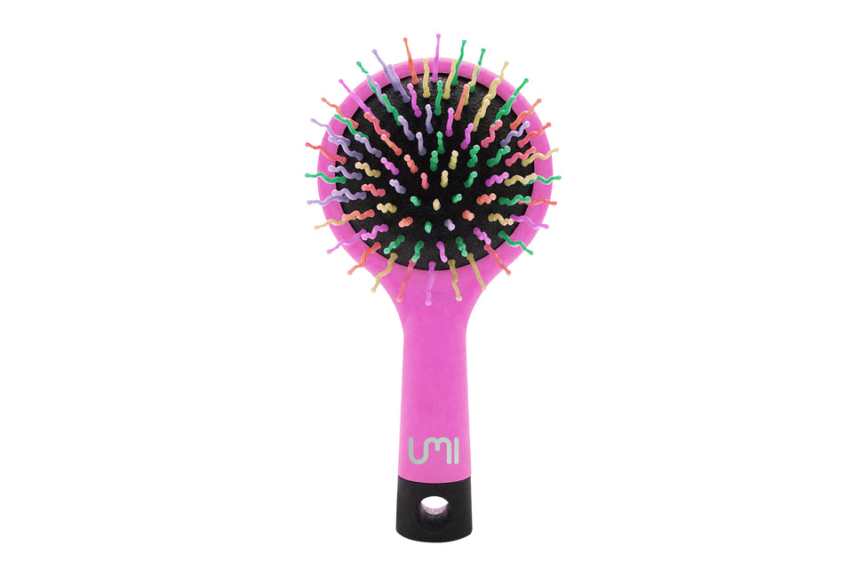 Lược Gỡ Rối Cầu Vồng Kèm Gương Umi Rainbow Hairbrush With Mirror