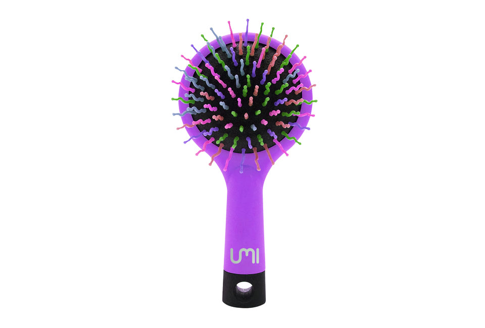 Lược Gỡ Rối Cầu Vồng Kèm Gương Umi Rainbow Hairbrush With Mirror