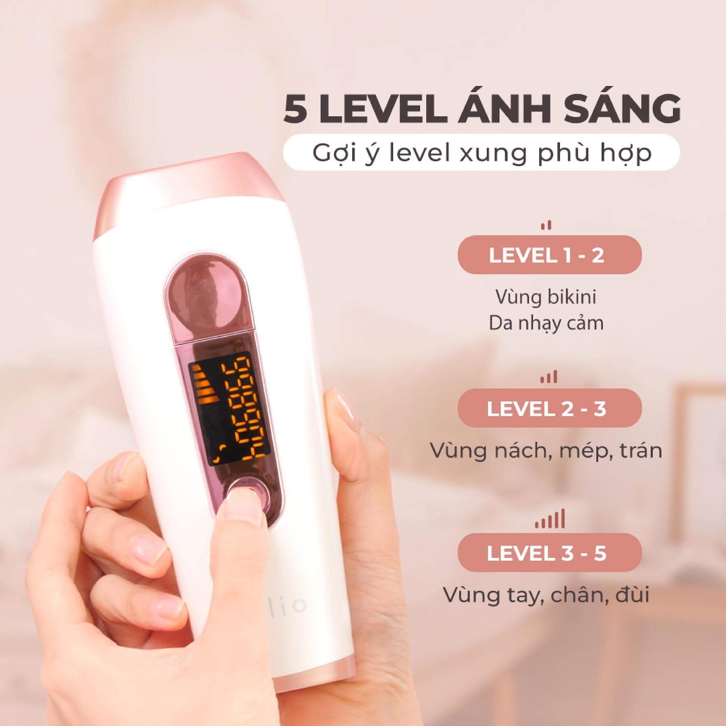 Máy Triệt Lông Cá Nhân Halio IPL Hair Removal Device