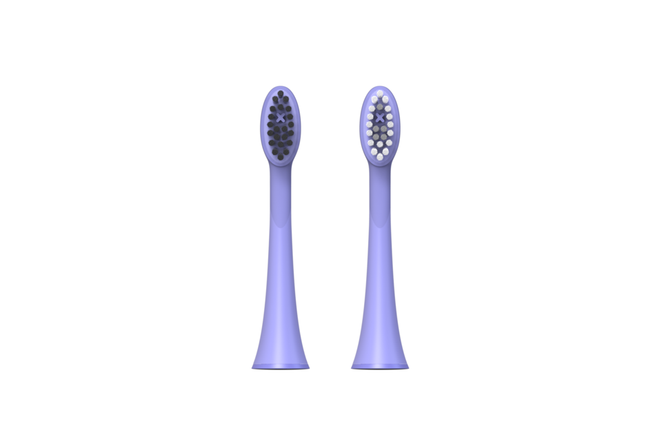 Bộ 2 Đầu Bàn Chải Điện Halio Sonic Whitening Electric Toothbrush Periwinkle