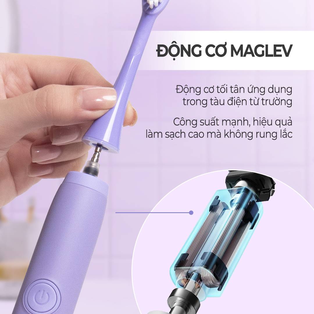 Bàn Chải Điện Làm Trắng Răng Halio Sonic Whitening Electric Toothbrush PRO