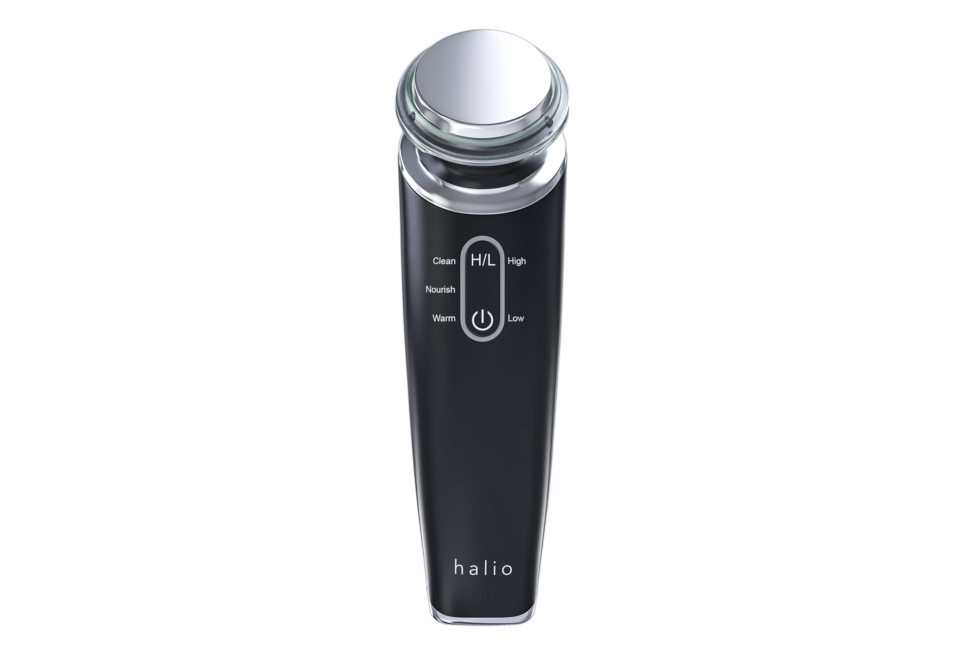 Máy Đẩy Tinh Chất Dưỡng Trắng Halio Ion Cleansing & Moisturizing Beauty Device Black Limited Edition