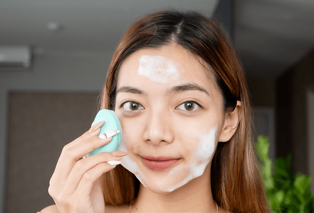 Máy Rửa Mặt Dành Cho Da Nhạy Cảm Halio Sensitive Facial Cleansing & Massaging Device Sweet Mint Limited Edition