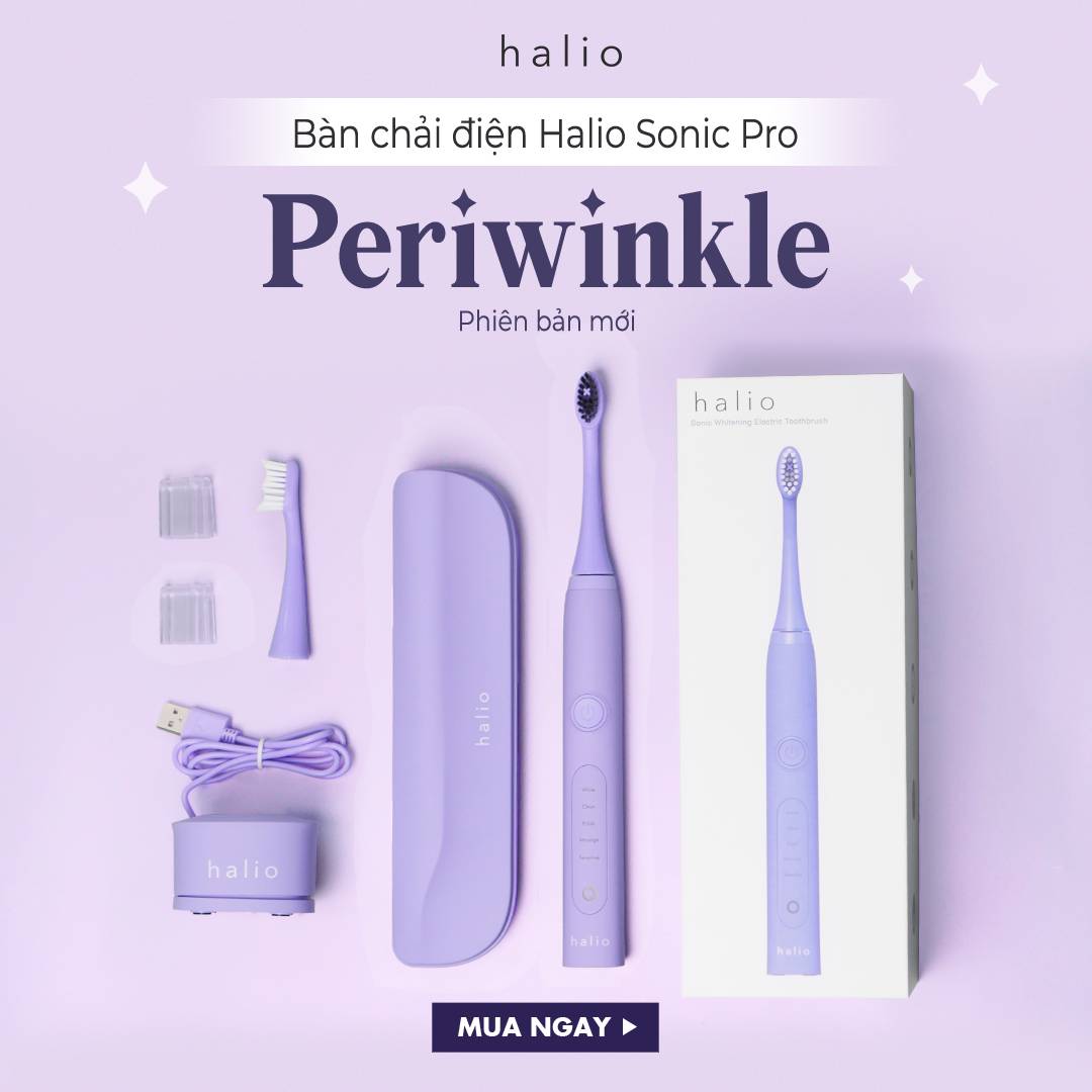 Bàn Chải Điện Làm Trắng Răng Halio Sonic Whitening Electric Toothbrush PRO