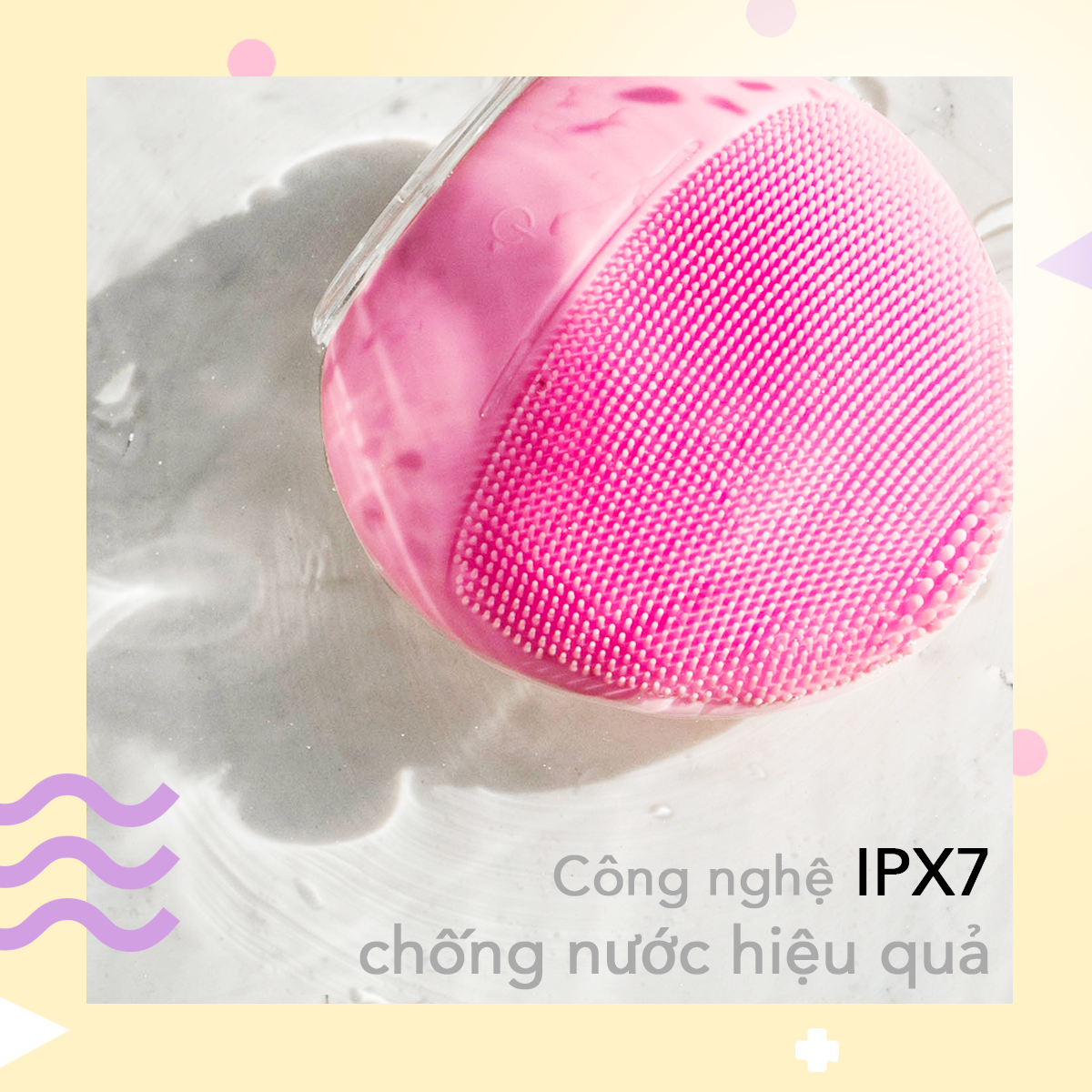 Máy Rửa Mặt Dành Cho Da Nhạy Cảm Halio Sensitive Facial Cleansing & Massaging Device Baby Pink Limited Edition