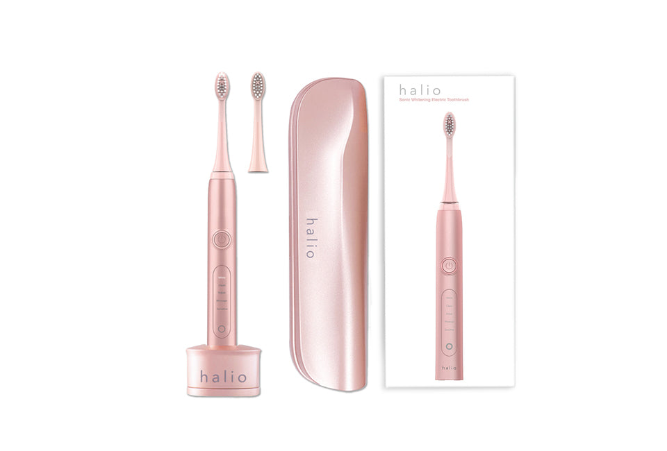 Bàn Chải Điện Làm Trắng Răng Halio Sonic Whitening Toothbrush PRO Rose Gold Limited Edition