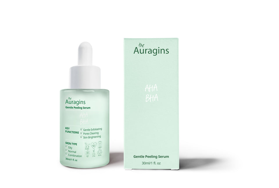 Tinh Chất Tẩy Tế Bào Chết The Auragins 7.5% AHA + 0.5% BHA Gentle Peeling Serum