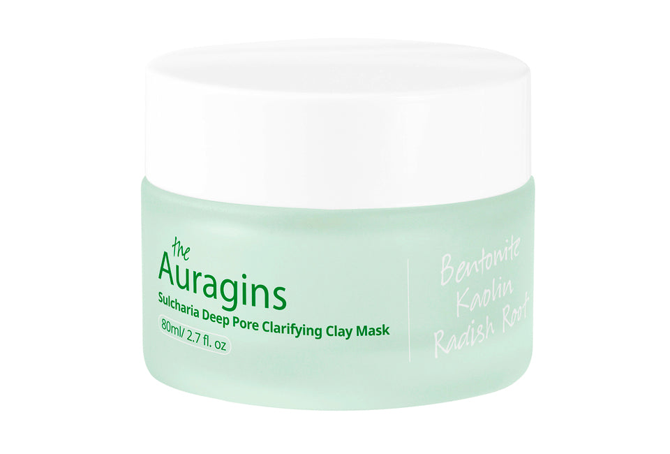 Mặt Nạ Đất Sét Loại Bỏ Dầu Nhờn Làm Sạch Sâu Giảm Mụn - The Auragins Sulcharia Deep Pore Clarifying Clay Mask