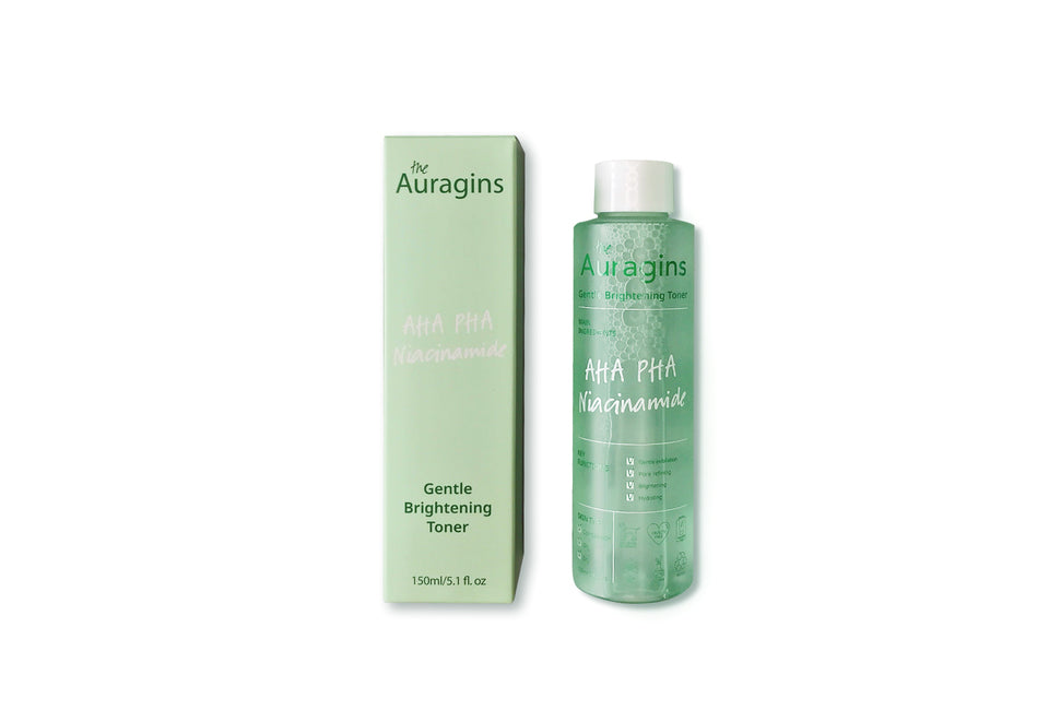 Nước Cân Bằng Sáng Da, Ngừa Mụn - The Auragins Gentle Brightening Toner