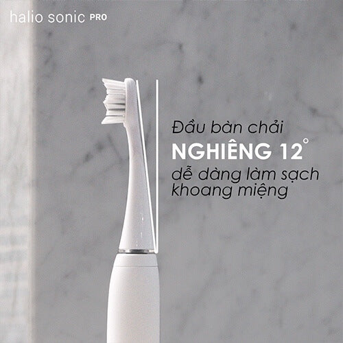 Bàn Chải Điện Làm Trắng Răng Halio Sonic Whitening Electric Toothbrush PRO White