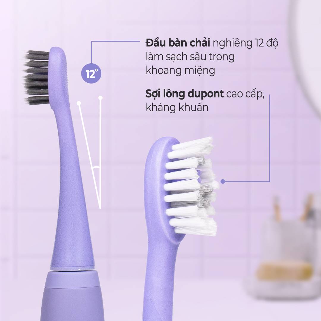 Bàn Chải Điện Làm Trắng Răng Halio Sonic Whitening Electric Toothbrush PRO