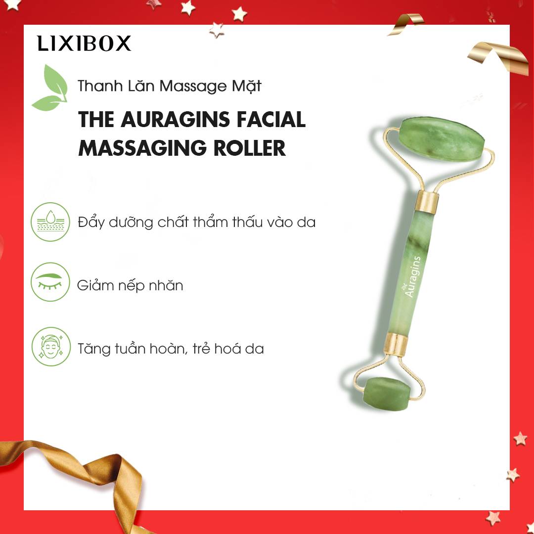 Thanh Lăn Massage Mặt The Auragins Facial Massaging Roller