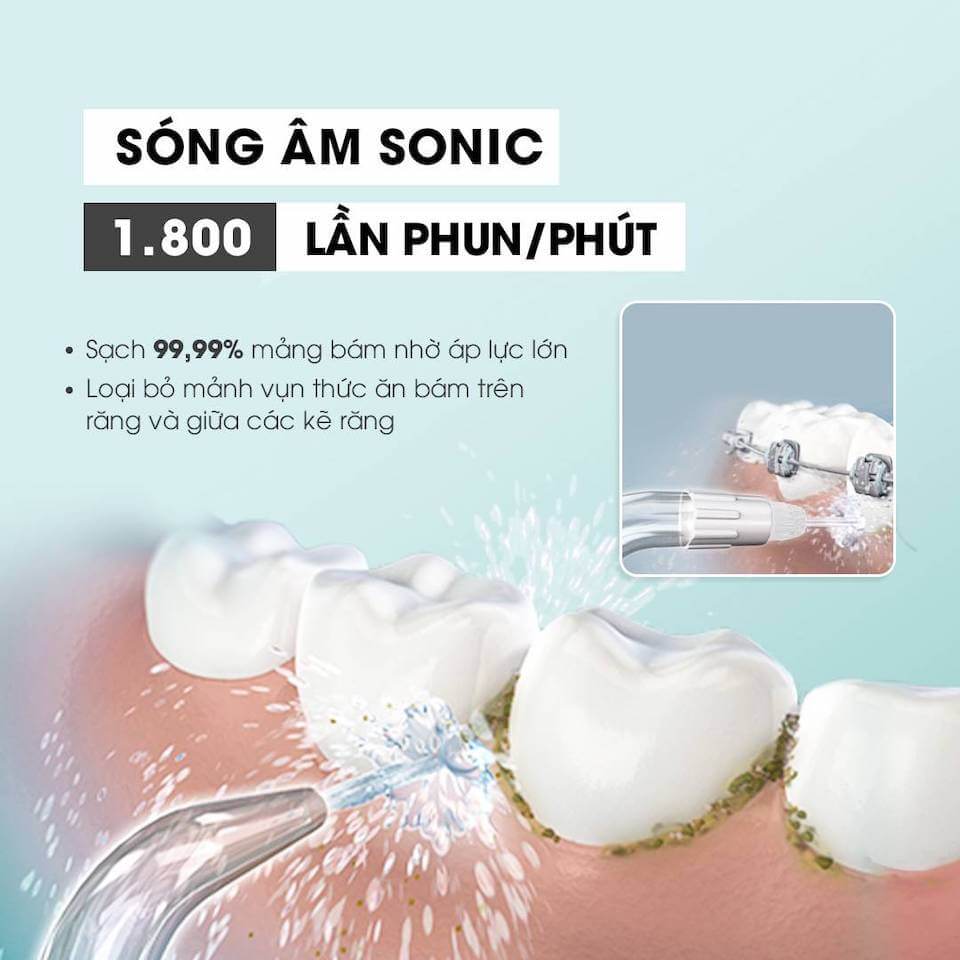 Máy tăm nước cầm tay 6 chế độ Halio Professional Cordless Oral Irrigator