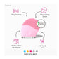 Máy Rửa Mặt Halio Facial Cleansing & Massaging Device - Baby Pink